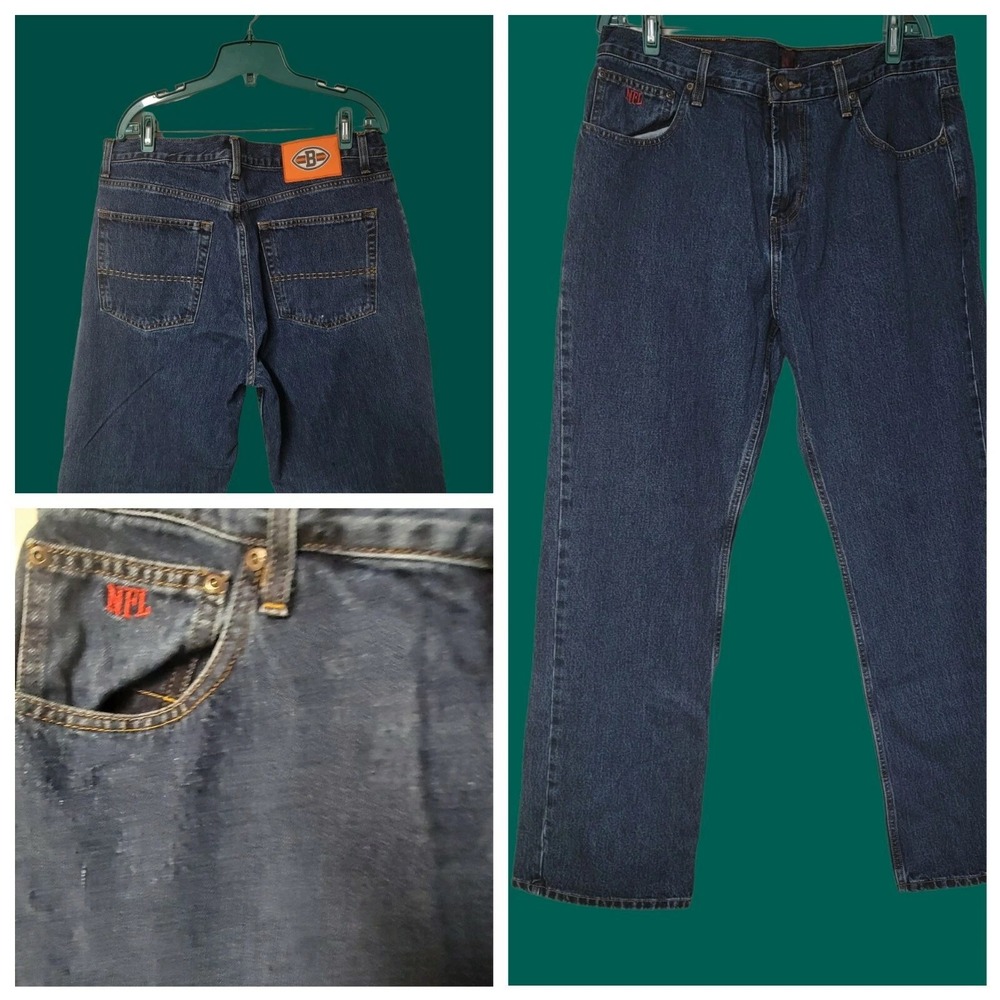 Vintage NFL Cleveland Brown Jeans Size‎ 36x32